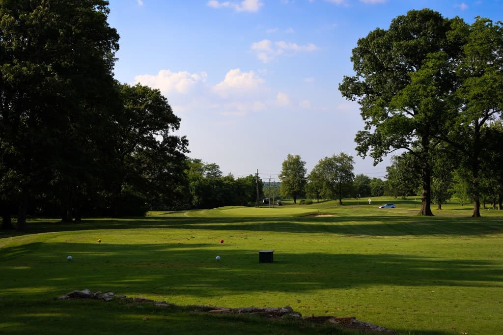Rolling terrain through the heart of the course